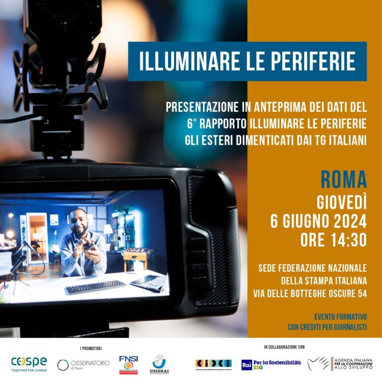 Lighting up the suburbs. Foreign affairs forgotten by Italian news