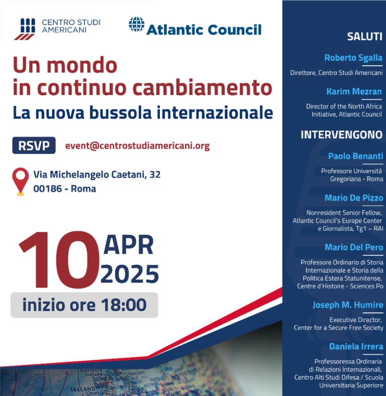 A changing world. the new international compass