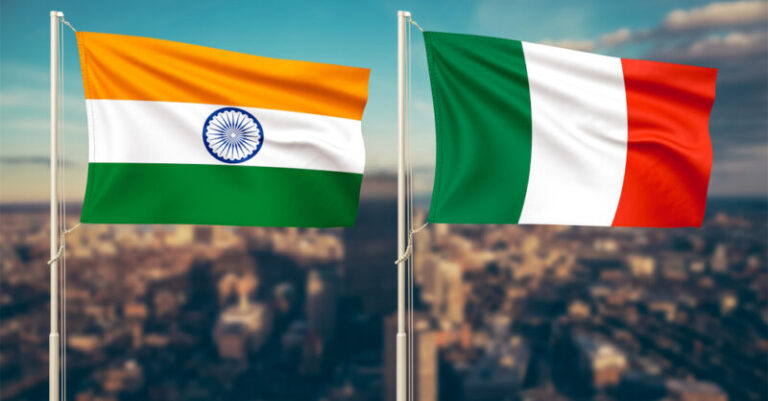 India and Italy. Routes of encounter between East and West