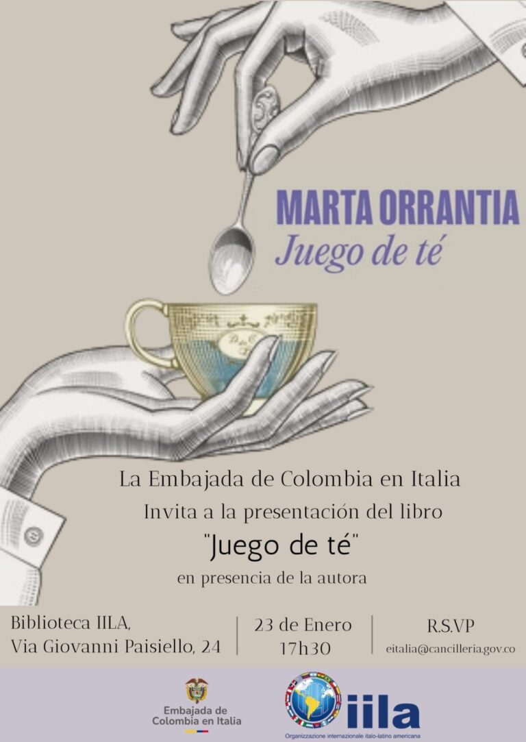 Presentazione del libro “Juego de tè”